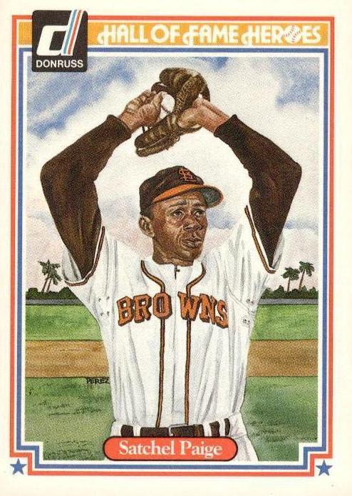 1983 Donruss Hall of Fame Heroes Satchel Paige #11 card