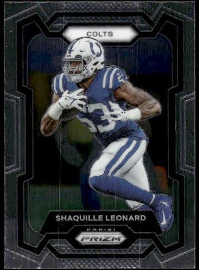 Shaquille Leonard 2023 Prizm Football card