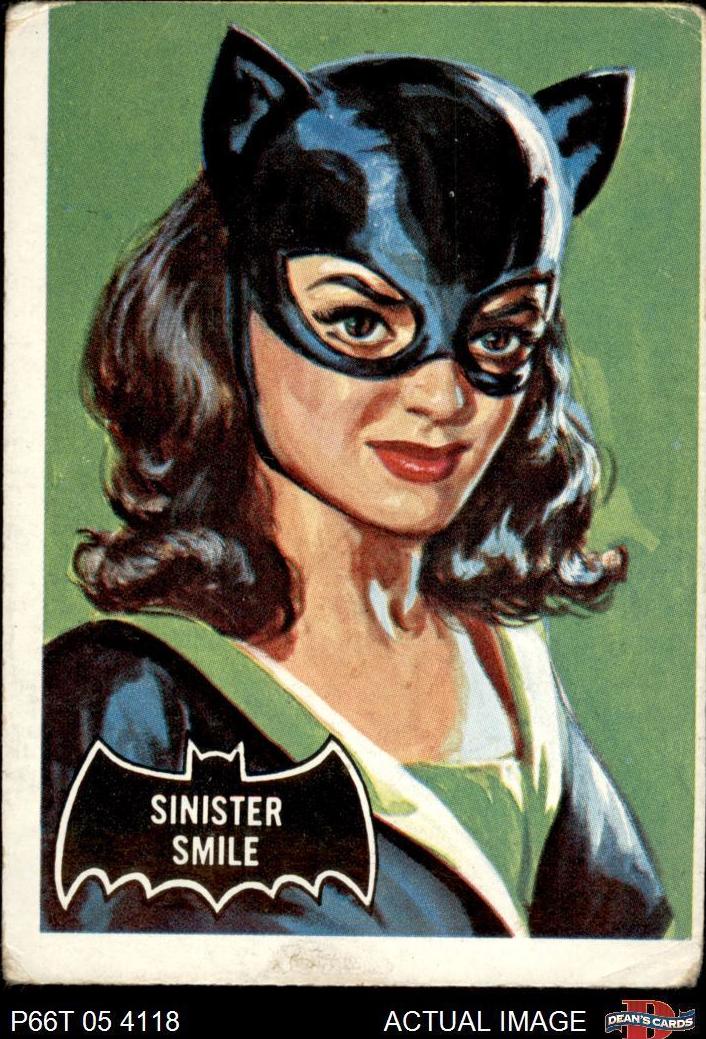 1966 Batman Topps 8(Oc) Pa black #1 The Batman front