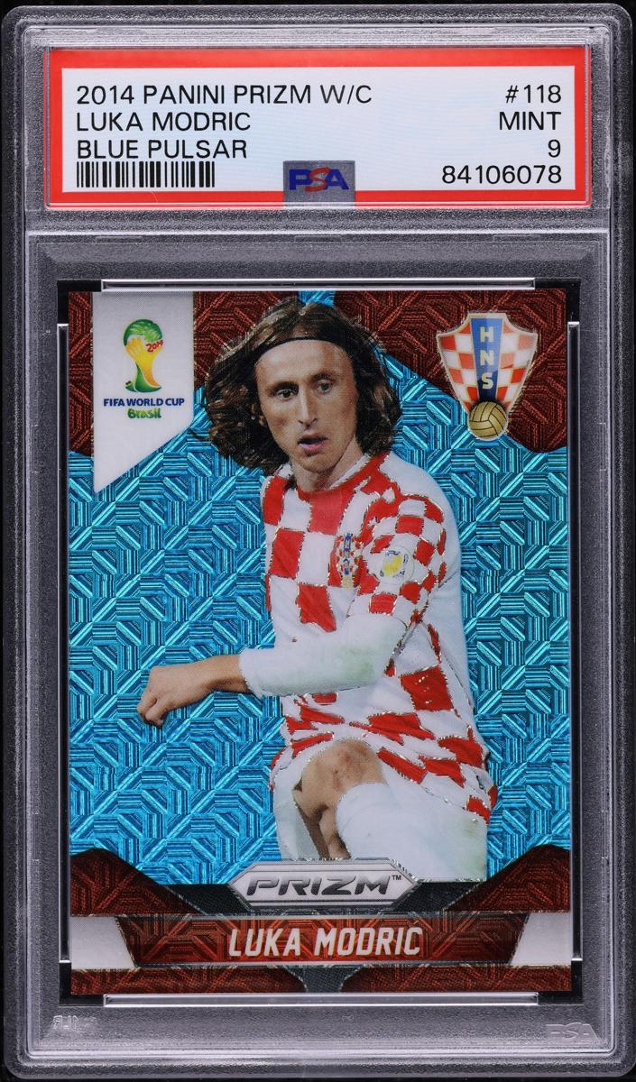 2014 Luka Modric [Blue Pulsar] #118