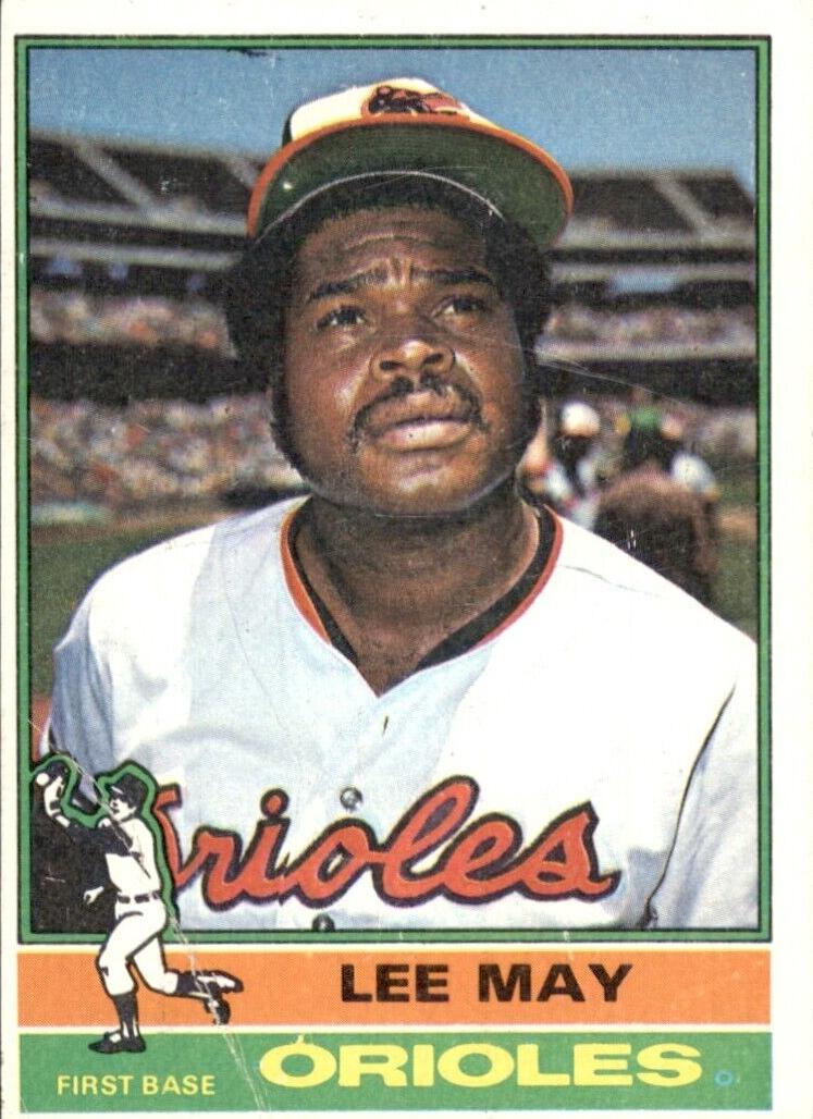 1976 Topps Lee May #210 card