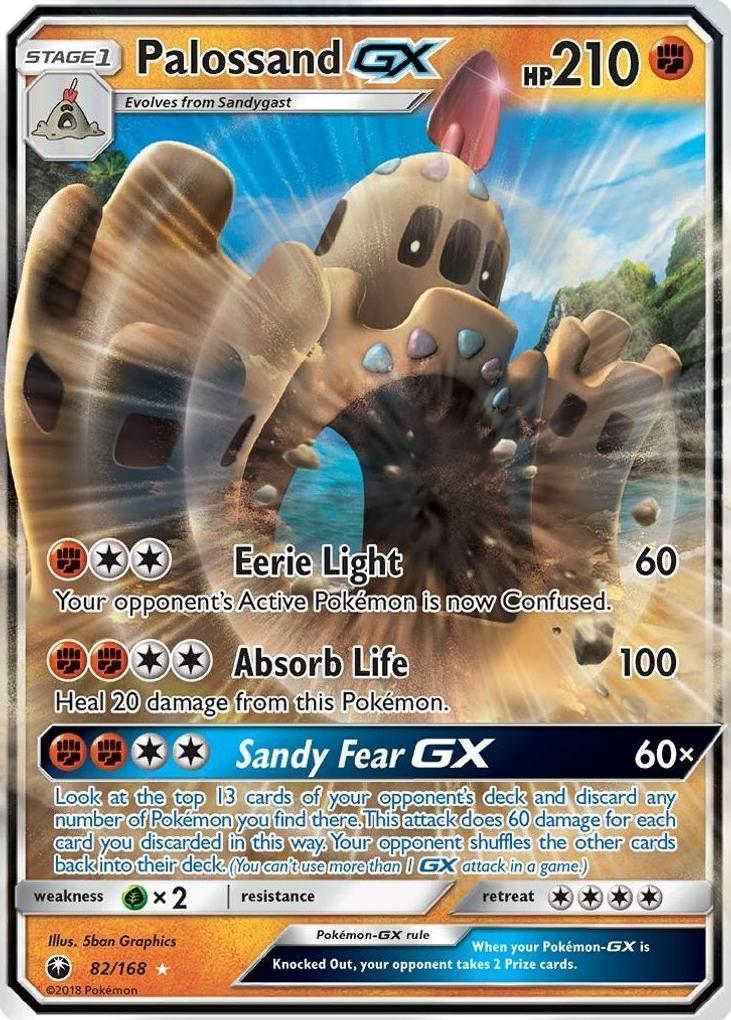 Palossand GX 2018 Pokemon Sun & Moon Celestial Storm