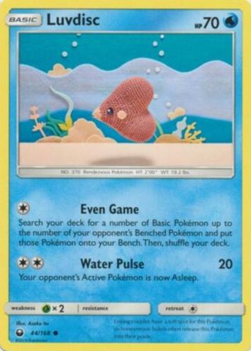 Luvdisc 2018 Pokemon Sun & Moon Celestial Storm