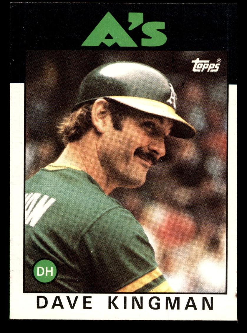1986 Topps Dave Kingman #410 card