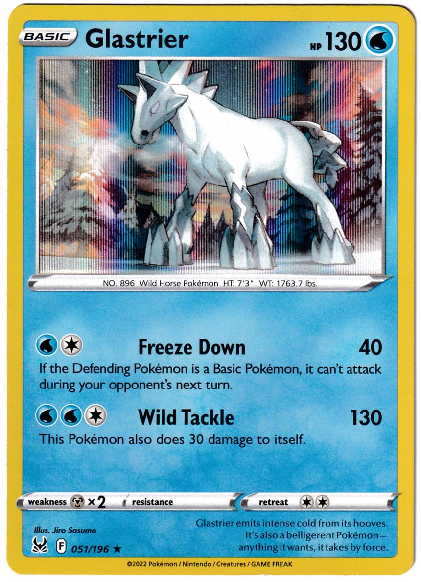 Glastrier Holo 2022 Pokemon Lost Origin