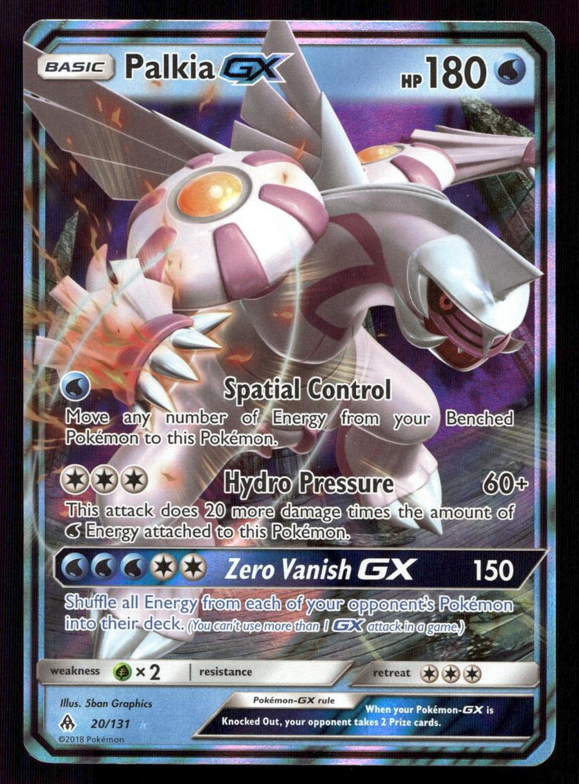 Palkia-GX 2018 Pokemon Sun & Moon Forbidden Light