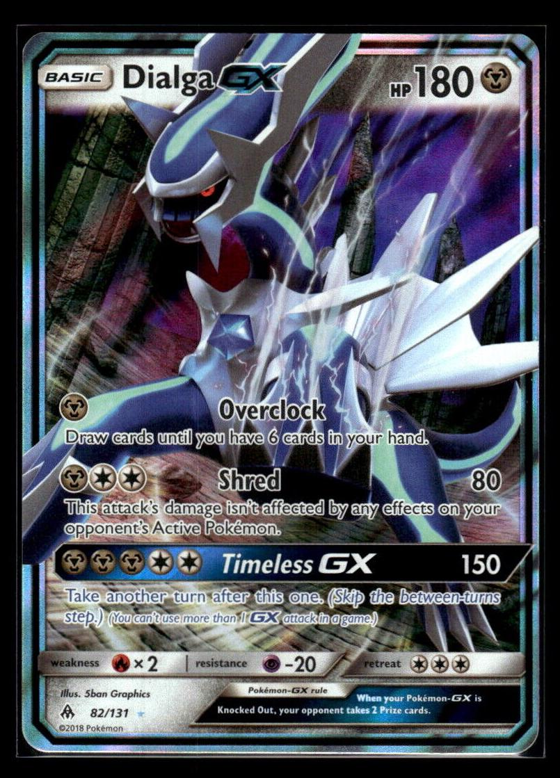 Dialga-GX 2018 Pokemon Sun & Moon Forbidden Light