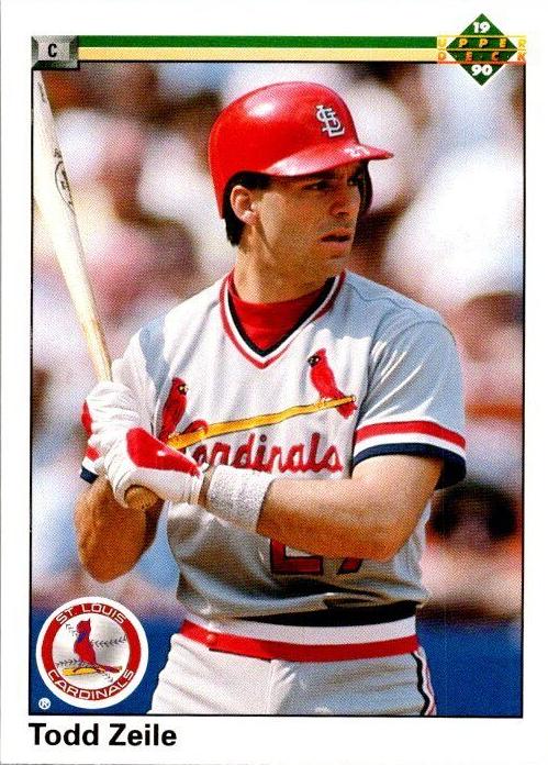 1990 Upper Deck Todd Zeile #545 card