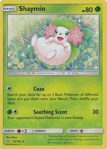 Shaymin 2018 Pokemon Sun & Moon Ultra Prism