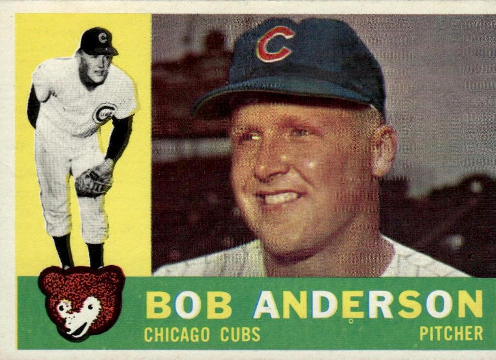 1960 Topps Bob Anderson #412 card