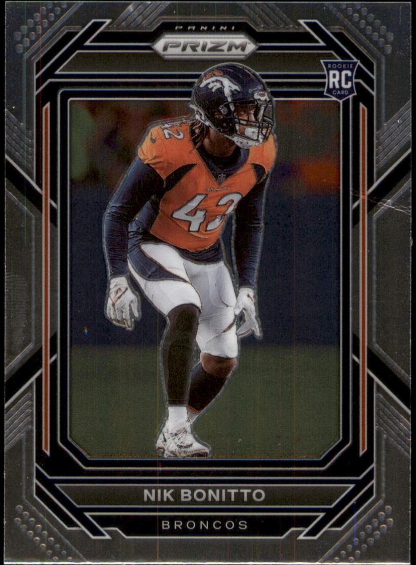 Nik Bonitto 2022 Prizm Football card