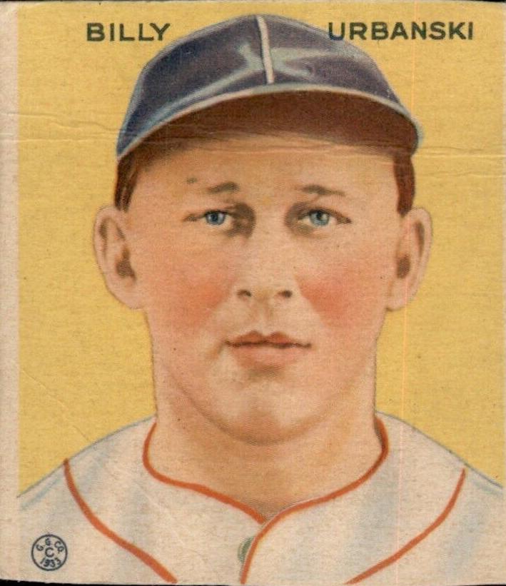 1933 Billy Urbanski #212