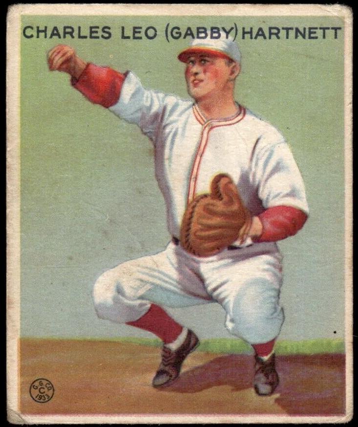 1933 Goudey Gabby Hartnett #202 card