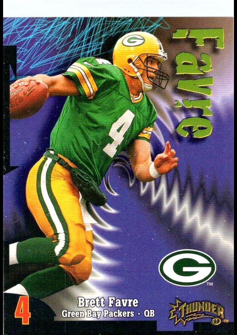 1998 Skybox Thunder Brett Favre #201 card