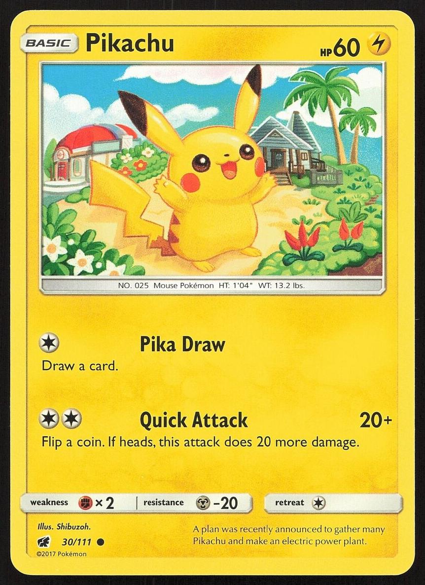 Pikachu 2017 Pokemon Sun & Moon Crimson Invasion