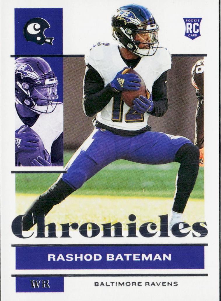 2021 Panini Chronicles Rashod Bateman #8 card