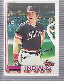 1982 Topps Mike Hargrove #310 card