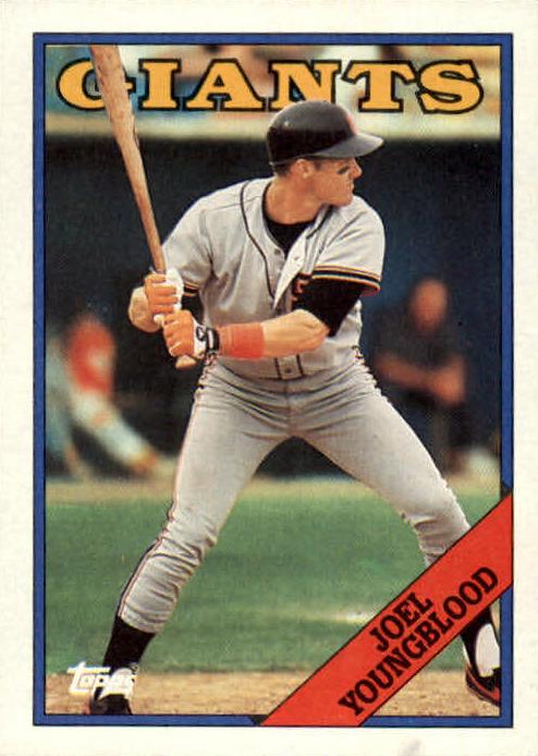 1988 Topps Joel Youngblood #418 card