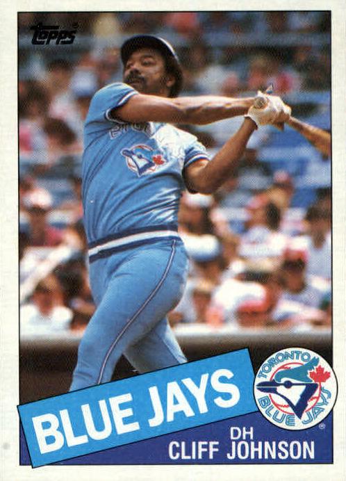 1985 Topps Mini Cliff Johnson #568 card