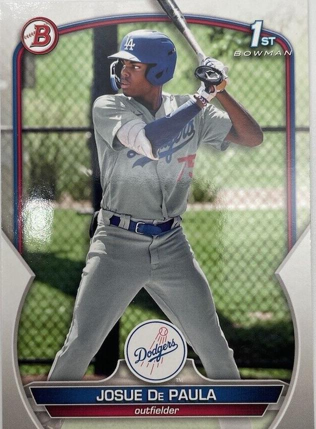 2023 Bowman Prospects Josue De Paula #BP-111 card
