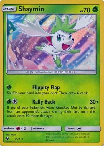 Shaymin 2017 Pokemon Sun & Moon Shining Legends