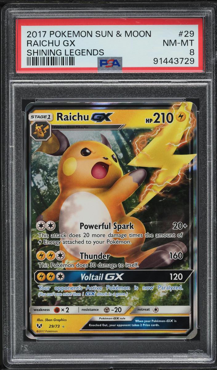 Raichu GX 2017 Pokemon Sun & Moon Shining Legends