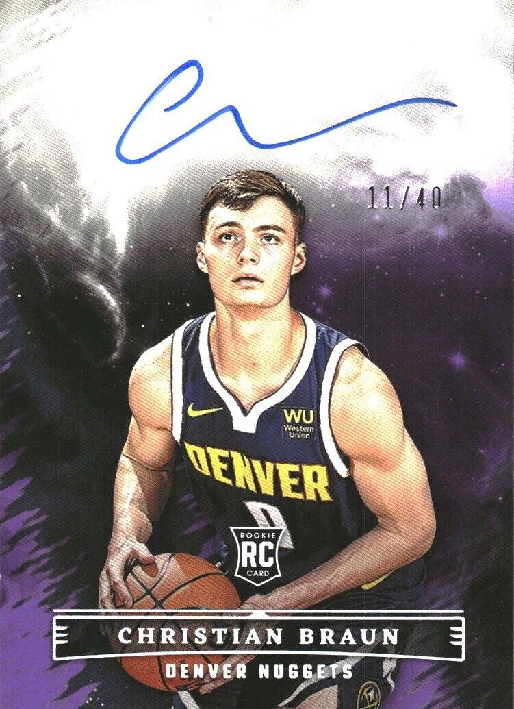2022 Panini Origins Christian Braun #RJA-CBR card