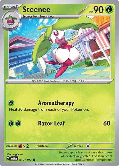 Steenee 2023 Pokemon Scarlet & Violet Obsidian Flames