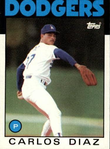 1986 Carlos Diaz #343
