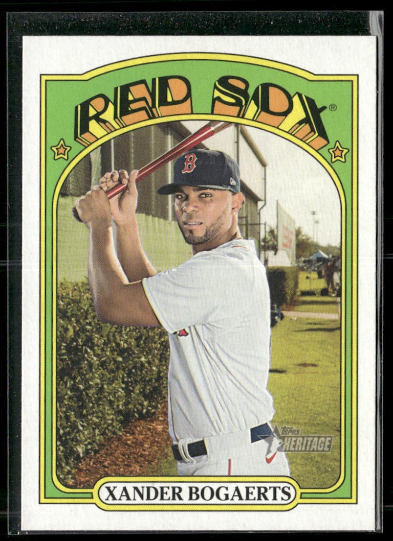 2021 Topps Heritage Baseball Xander Bogaerts #700