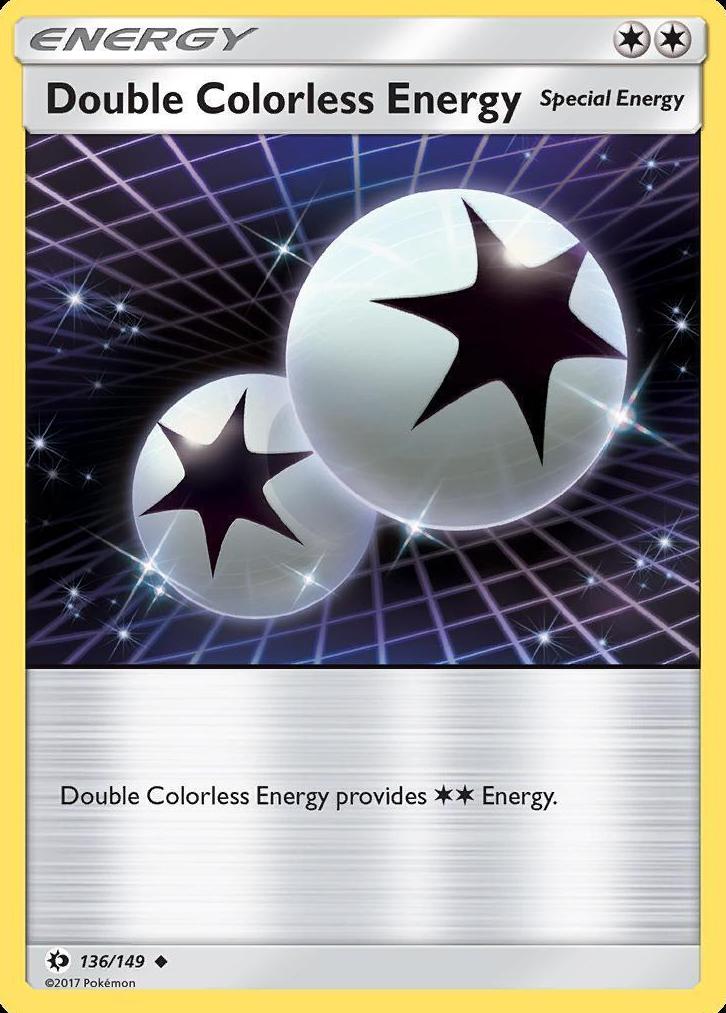 Double Colorless Energy 2017 Pokemon Sun & Moon