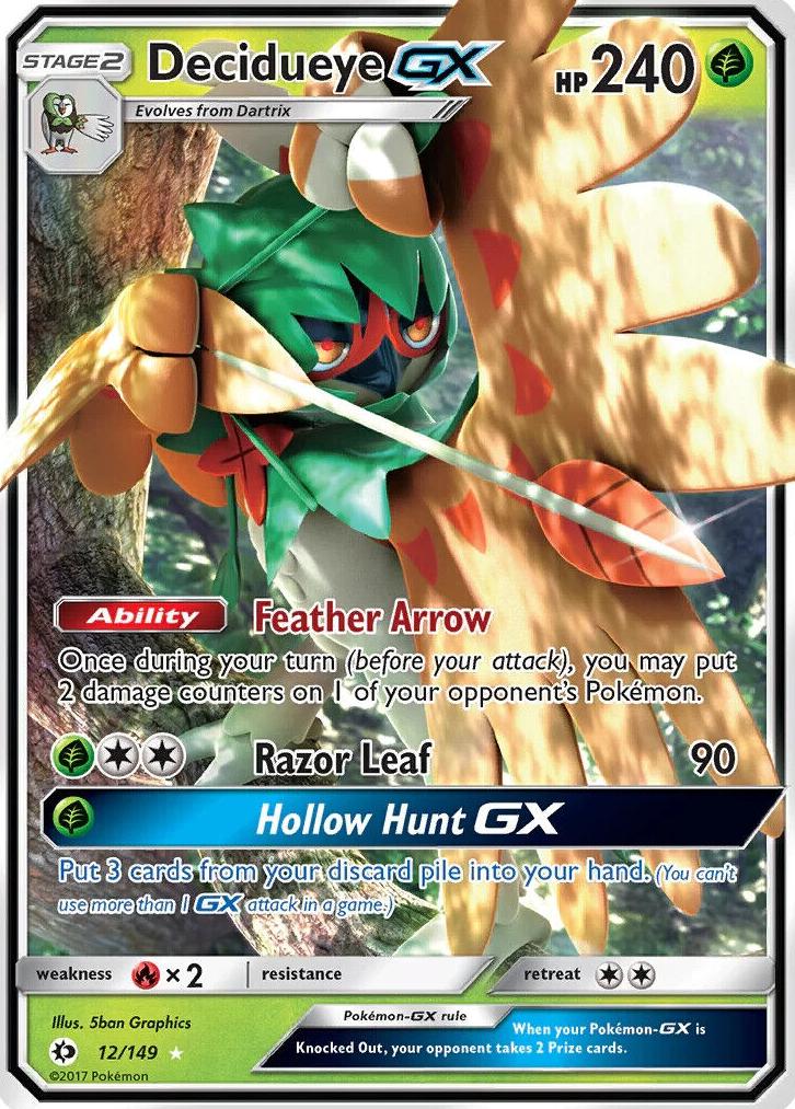 Decidueye GX 2017 Pokemon Sun & Moon