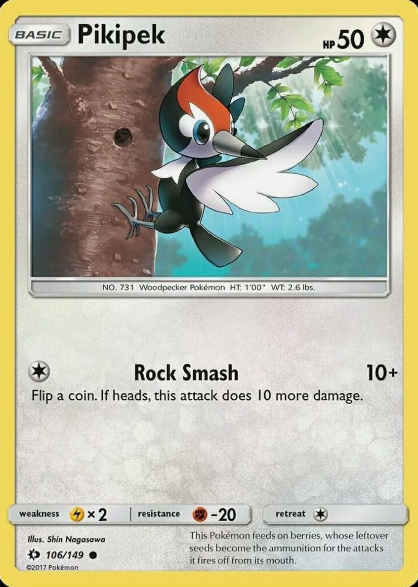 Pikipek 2017 Pokemon Sun & Moon