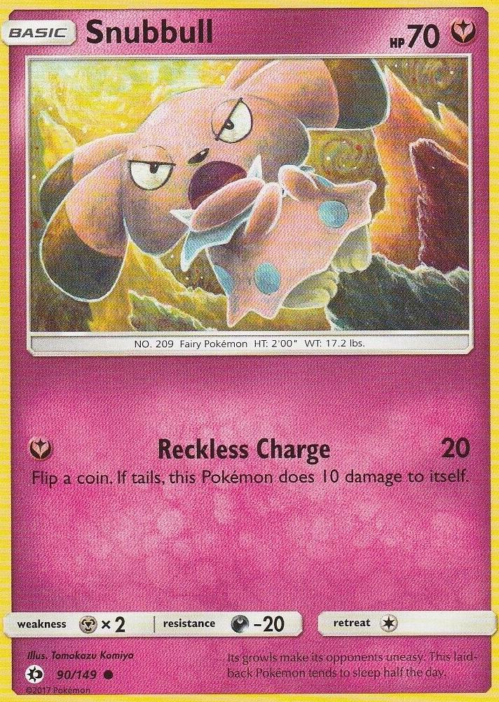 Snubbull 2017 Pokemon Sun & Moon