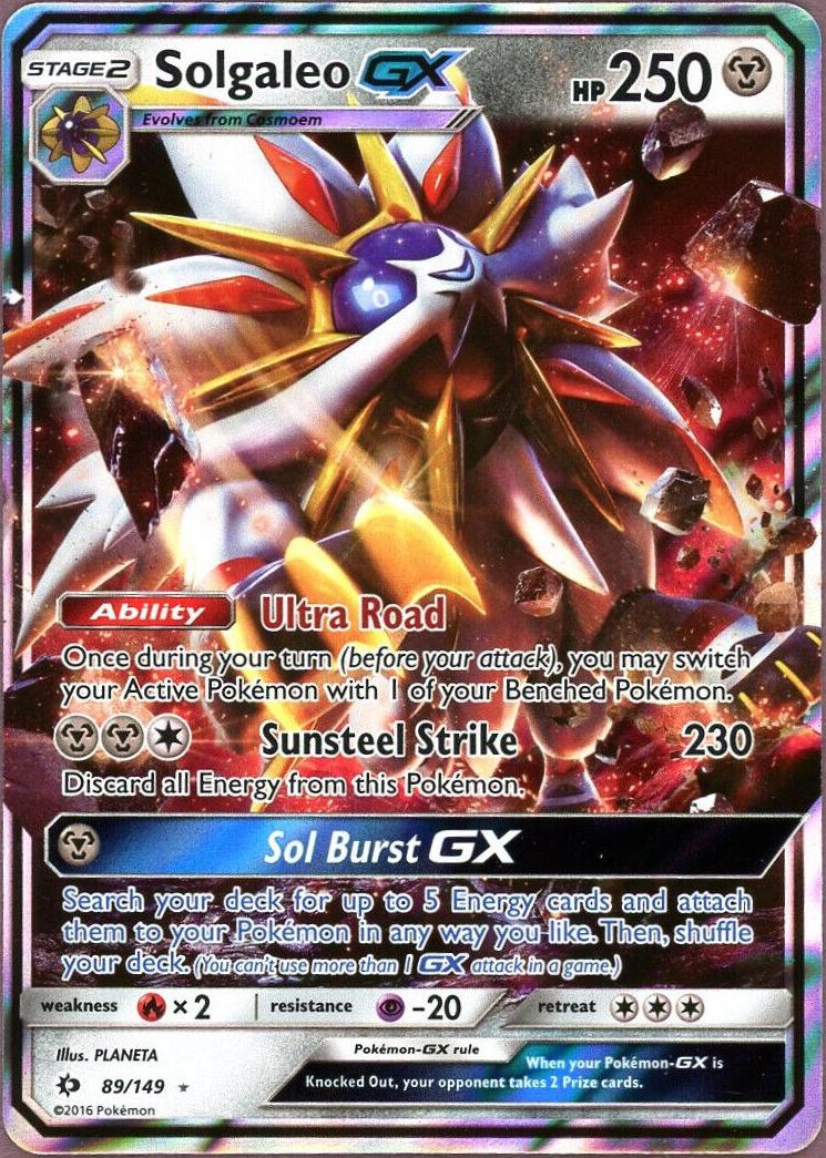 Solgaleo GX 2017 Pokemon Sun & Moon