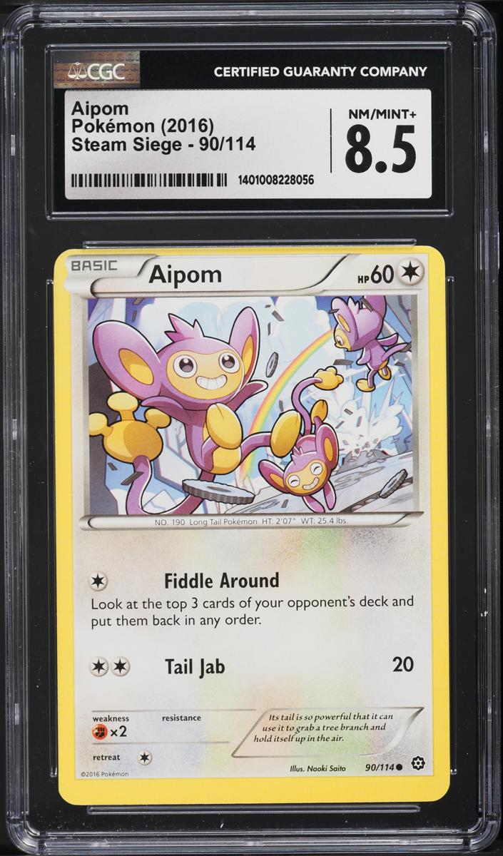 Aipom 2016 Pokemon XY Steam Siege
