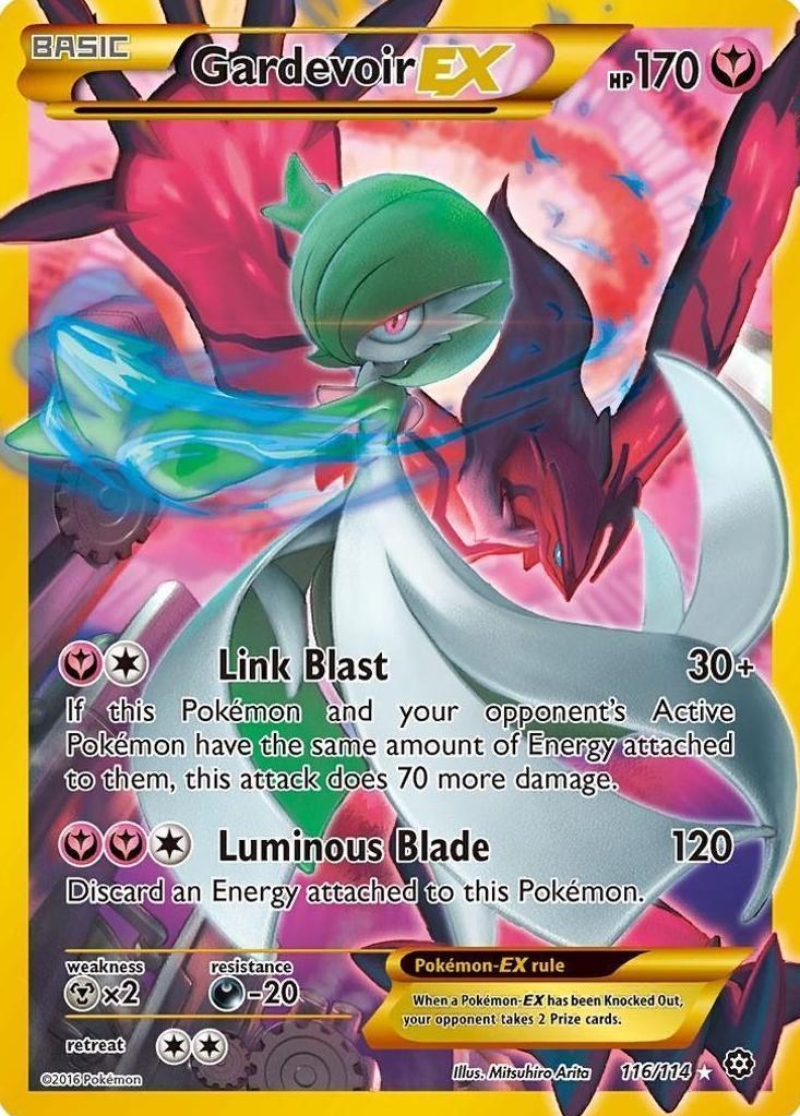 2016 Pokemon Xy Steamsiege-Secret Full Art #116 Gardevoir front