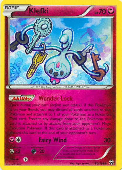 Klefki 2016 Pokemon XY Steam Siege