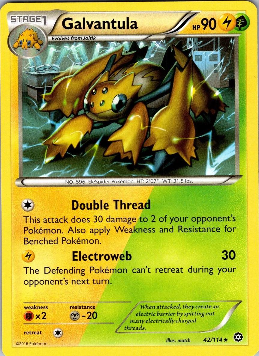 Galvantula 2016 Pokemon XY Steam Siege