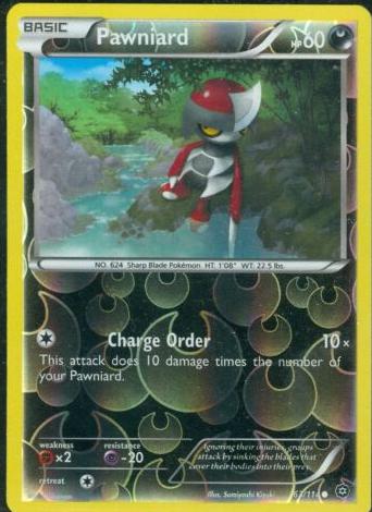 Pawniard 2016 Pokemon XY Steam Siege