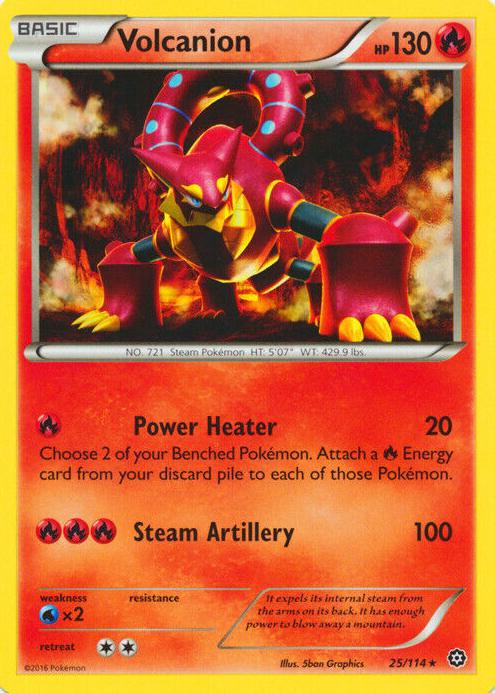 Volcanion 2016 Pokemon XY Steam Siege