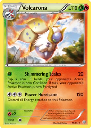 Volcarona 2016 Pokemon XY Steam Siege