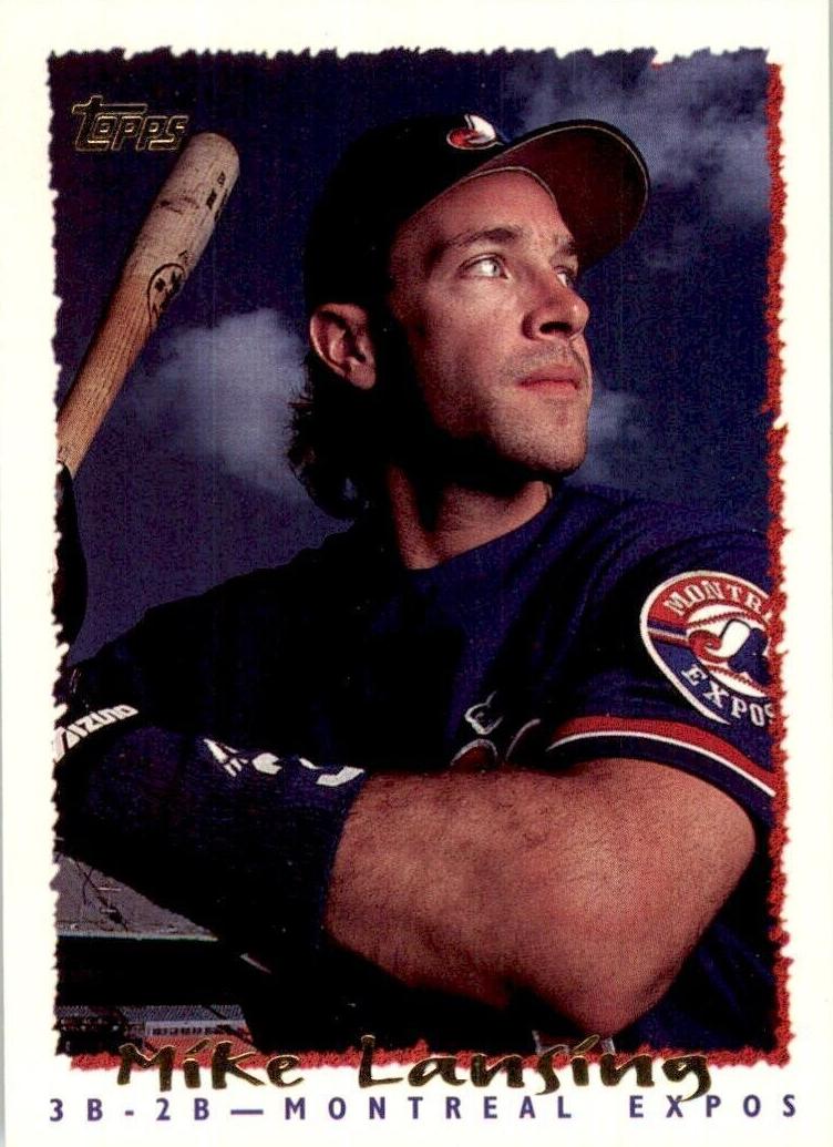 1995 Topps Mike Lansing #548 card