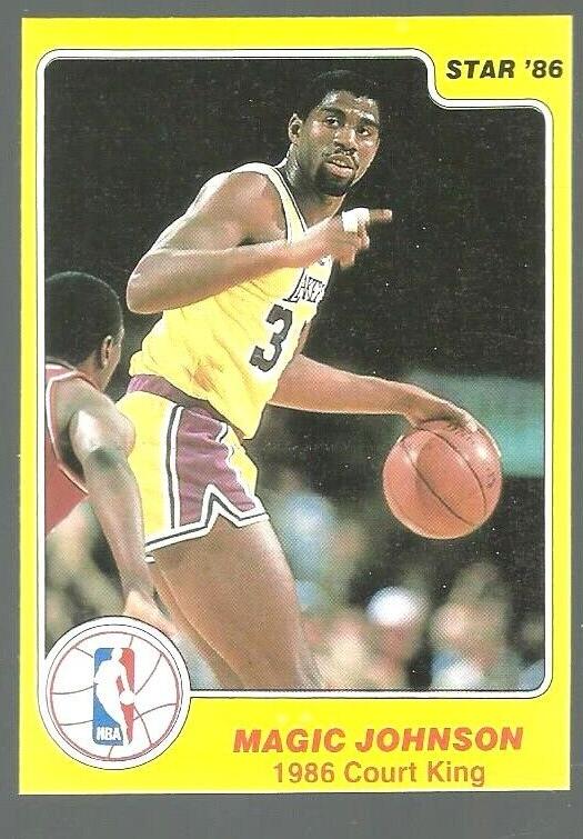 1986 Star Court Kings Magic Johnson #17 card