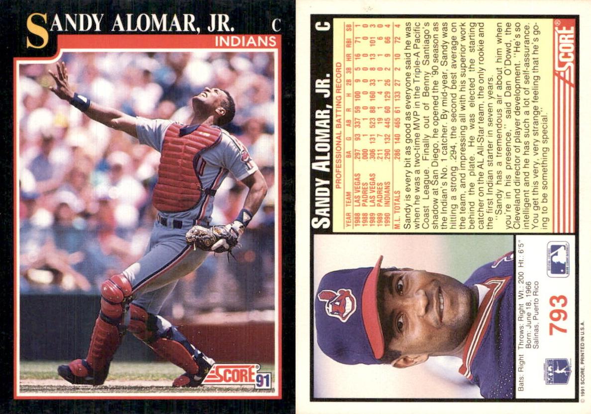 1991 Sandy Alomar Jr. #793