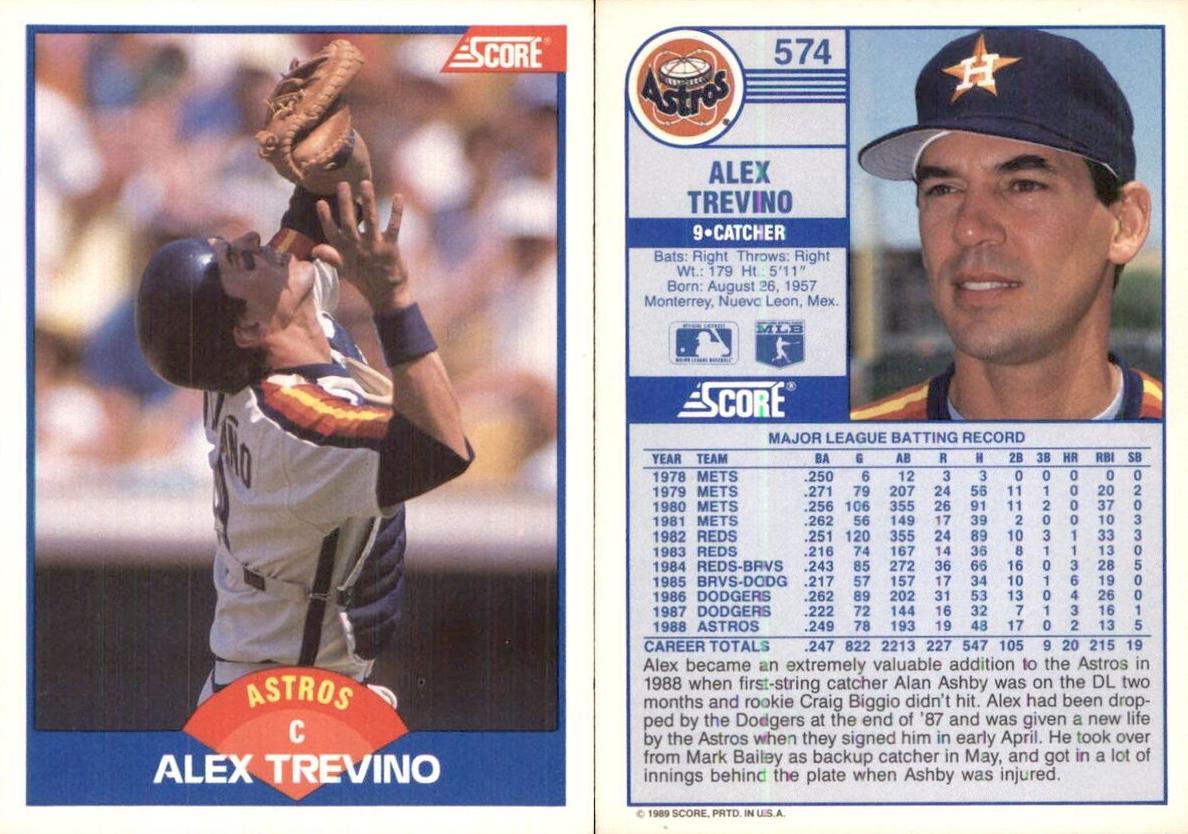 1989 Alex Trevino #574