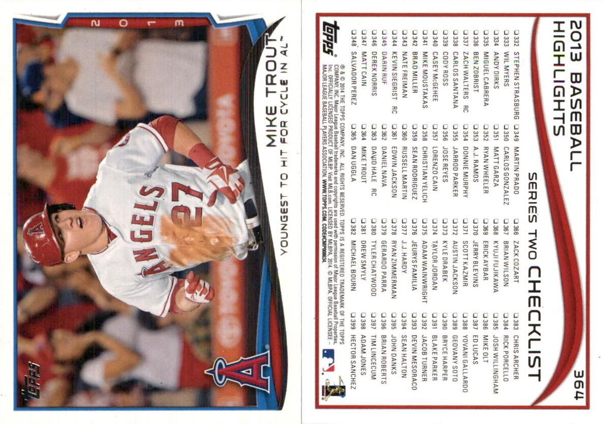 2014 Mike Trout [1st Edition] #364