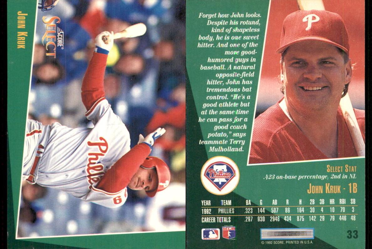 1993 John Kruk #33