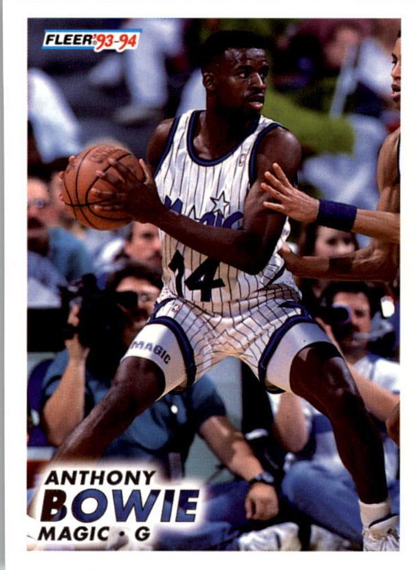 1993 Fleer Anthony Bowie #148 card