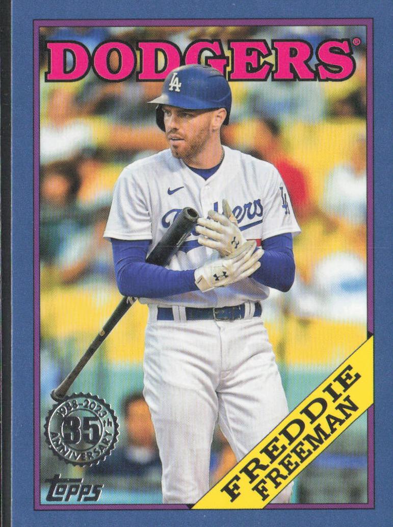 2023 Topps Freddie Freeman [Blue] #T88-59 card